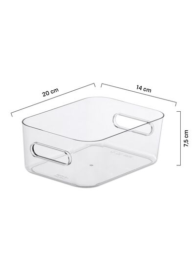 opbergdoos 14x20x7 Helsinki transparant 14 x 20 x 7 Helsinki - 39821143 - HEMA